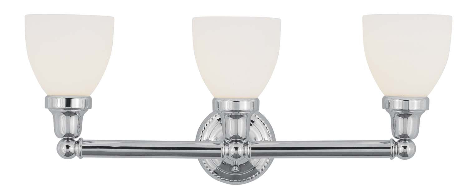 Livex Lighting - 1023-05 - Three Light Bath Vanity - Classic - Polished Chrome