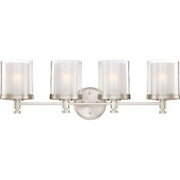 Nuvo Lighting - 60-4644 - Four Light Vanity - Decker - Brushed Nickel