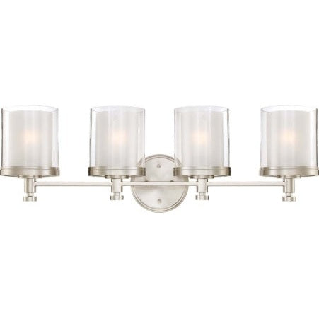 Nuvo Lighting - 60-4644 - Four Light Vanity - Decker - Brushed Nickel