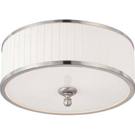 Nuvo Lighting - 60-4741 - Three Light Flush Mount - Candice - Brushed Nickel