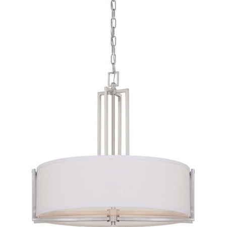 Nuvo Lighting - 60-4756 - Four Light Pendant - Gemini - Brushed Nickel