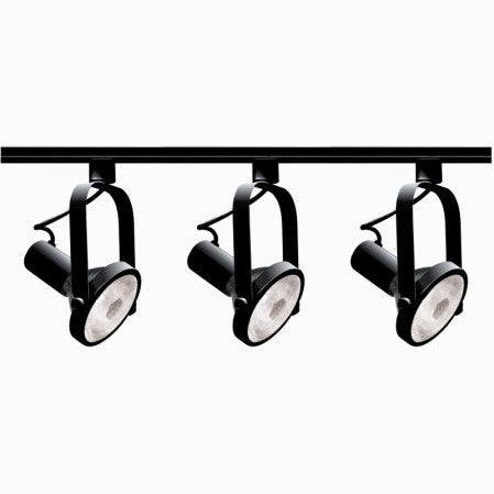 Nuvo Lighting - TK317 - Three Light Track Kit - Track Lighting Kits Black - Black