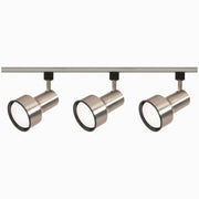 Nuvo Lighting - TK340 - Three Light Track Kit - Track Lighting Kits Brushed Nickel - Brushed Nickel