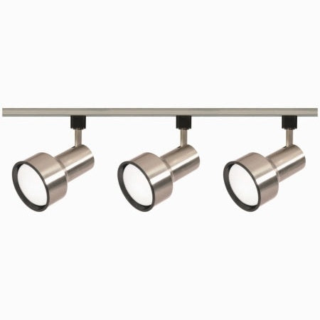 Nuvo Lighting - TK340 - Three Light Track Kit - Track Lighting Kits Brushed Nickel - Brushed Nickel
