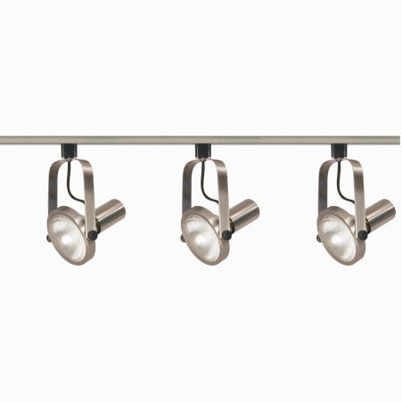 Nuvo Lighting - TK343 - Three Light Track Kit - Track Lighting Kits Brushed Nickel - Brushed Nickel