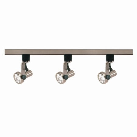 Nuvo Lighting - TK353 - Three Light Track Kit - Track Lighting Kits Brushed Nickel - Brushed Nickel