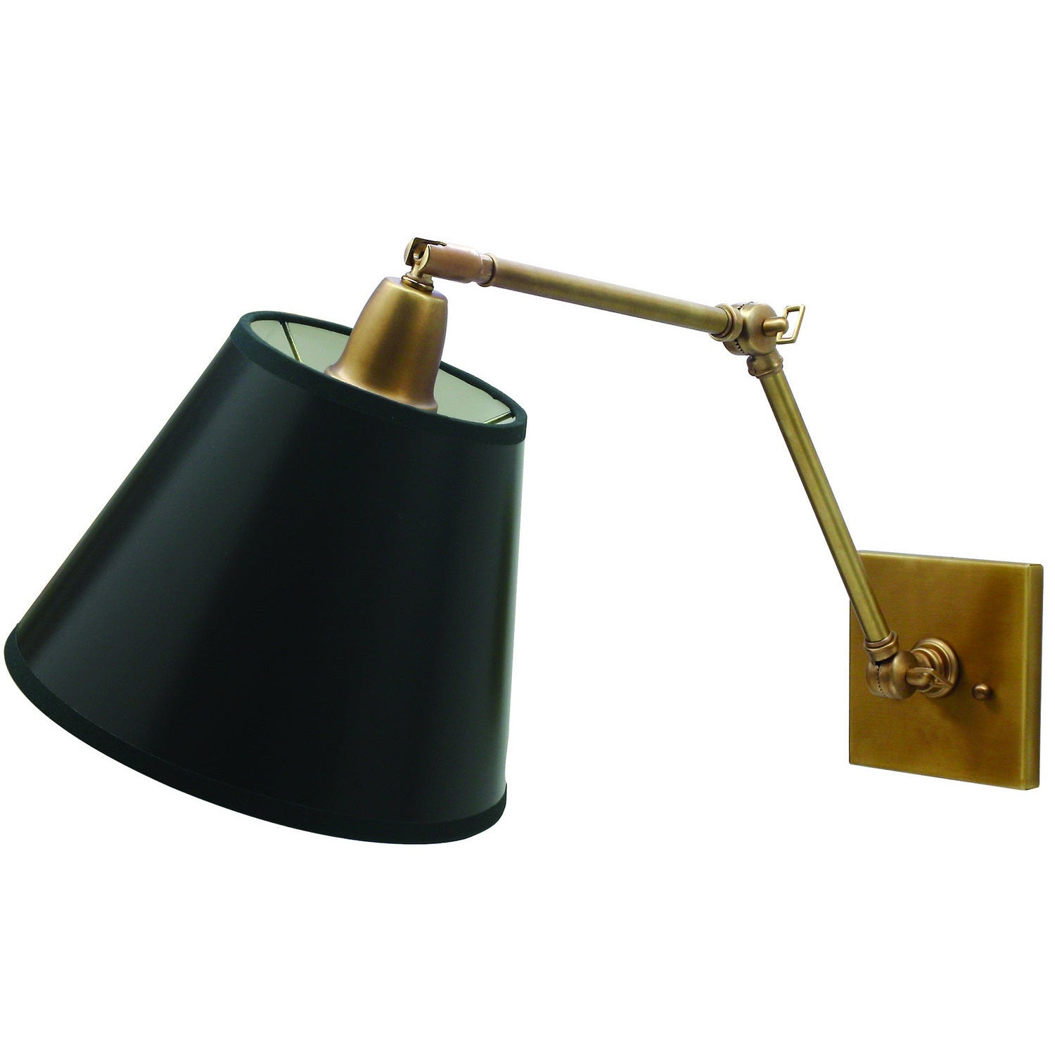 House of Troy - DL20-WB - One Light Wall Sconce - Library Light - Weathered Brass