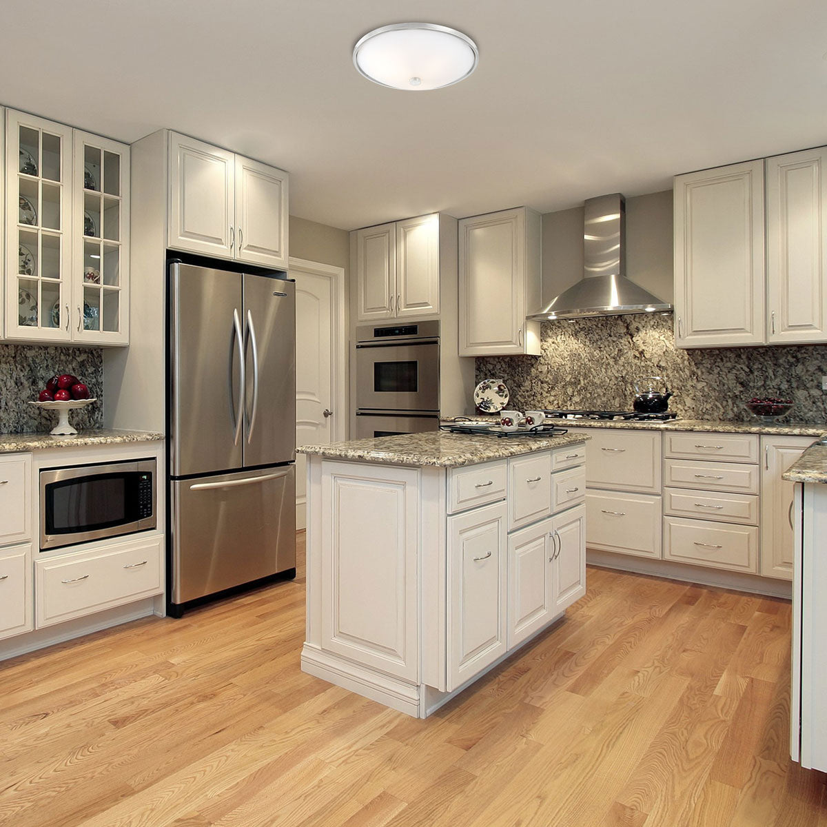 Eurofase - 20371-029 - Five Light Flushmount - Blanko - Satin Nickel