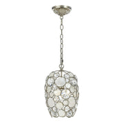 Crystorama - 523-SA - One Light Mini Chandelier - Palla - Antique Silver