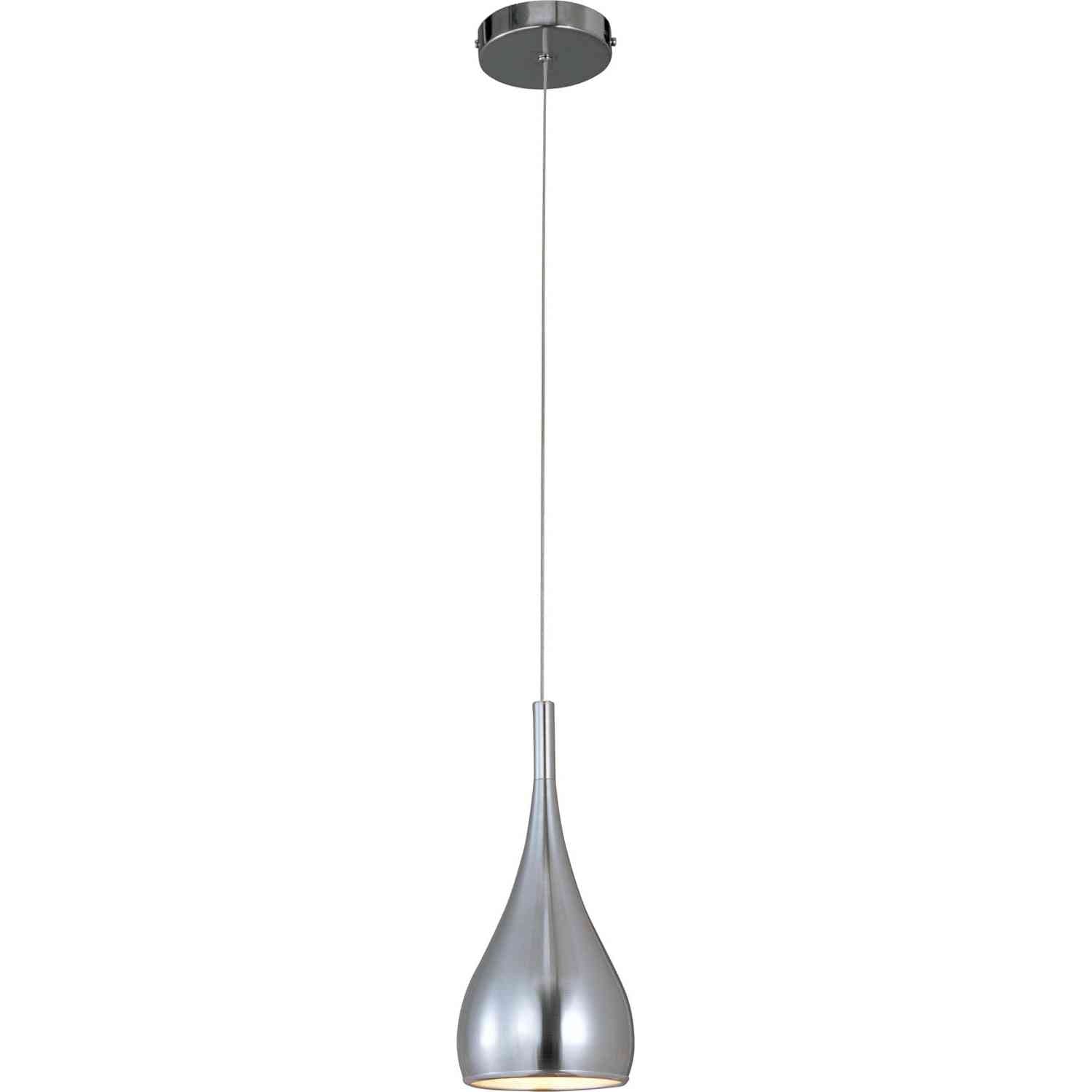 ET2 - E24055-SN - One Light Pendant - Teardrop - Satin Nickel