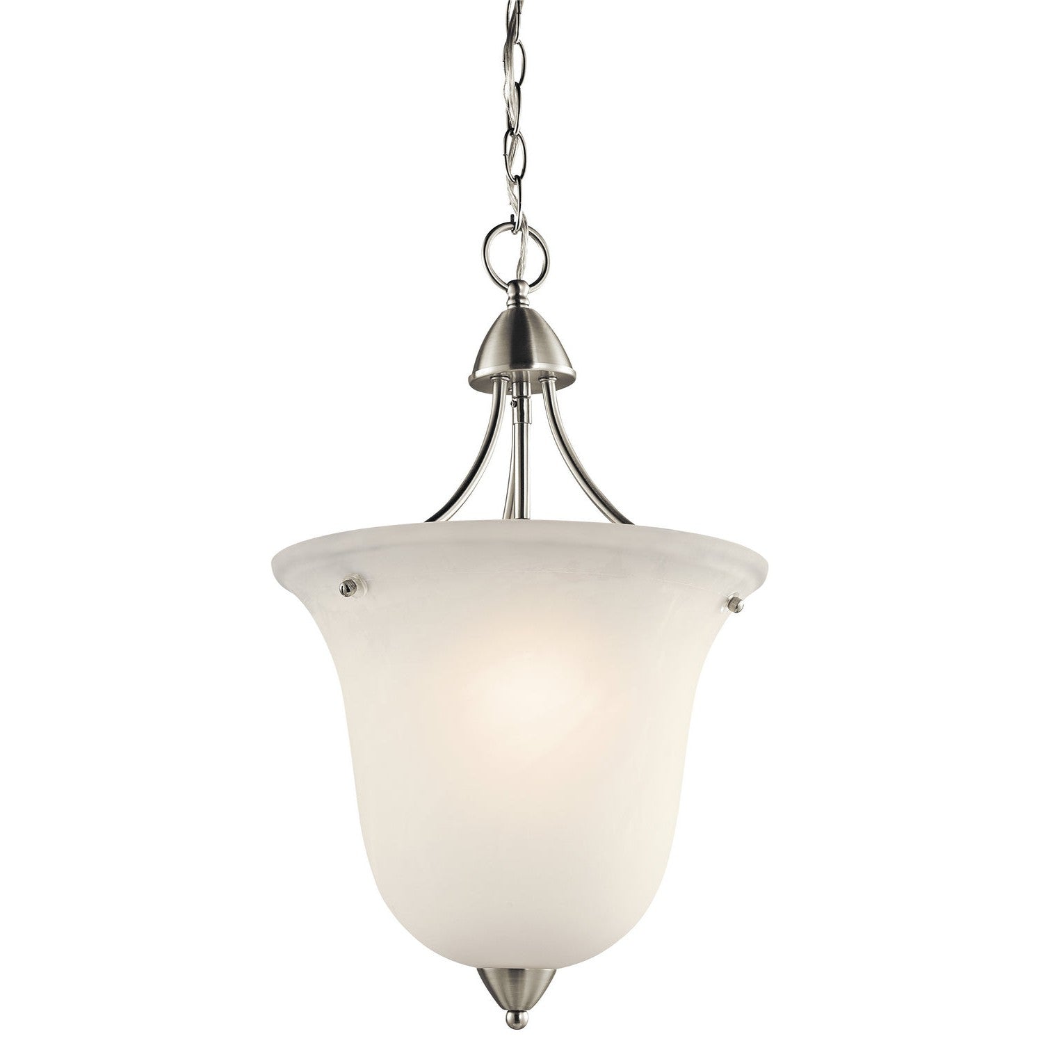 Kichler - 42882NI - One Light Foyer Pendant - Nicholson - Brushed Nickel