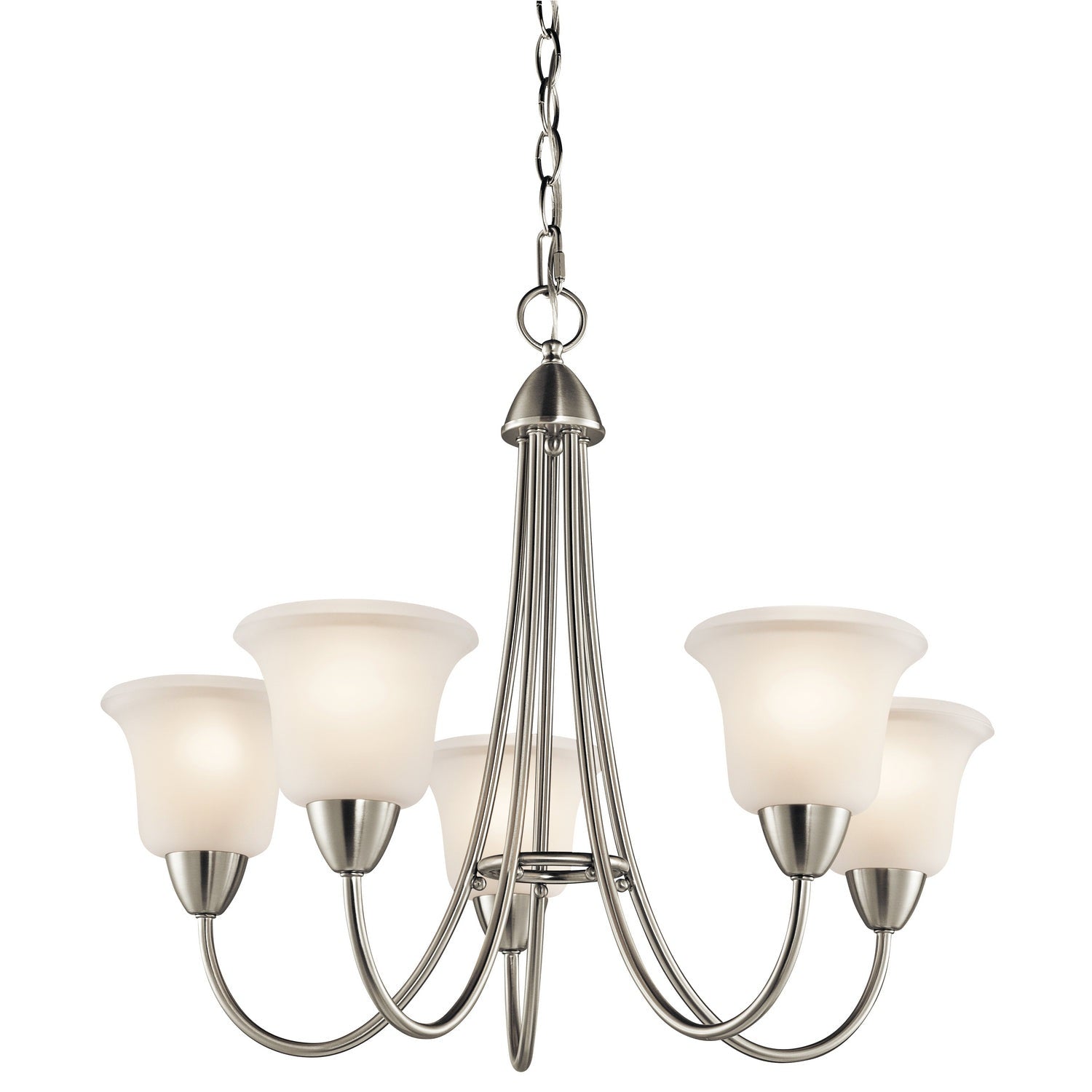 Kichler - 42884NI - Five Light Chandelier - Nicholson - Brushed Nickel