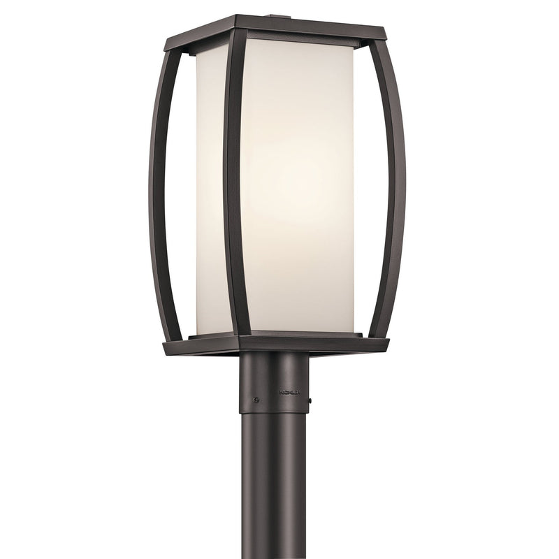 Kichler - 49342AZ - One Light Outdoor Post Mount - Bowen - Architectural Bronze