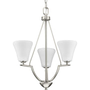 Progress Lighting - P3821-09 - Three Light Chandelier - Bravo - Brushed Nickel