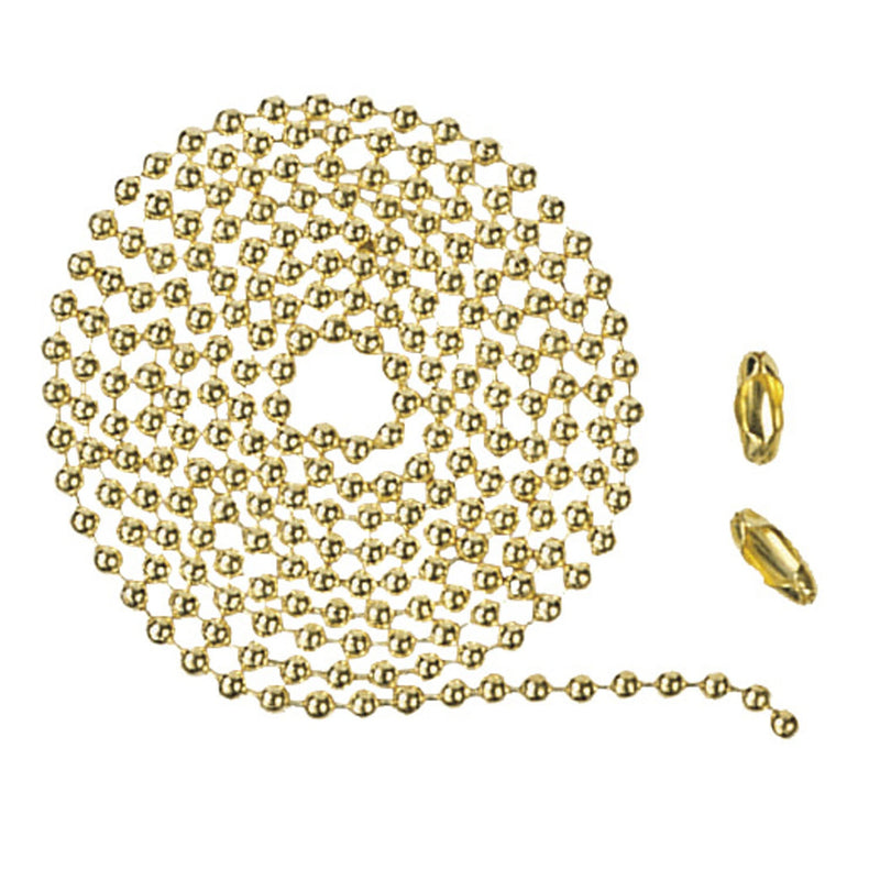 Craftmade - C3-BB - 36" Beaded Chain - Beaded Chain - Bright Brass
