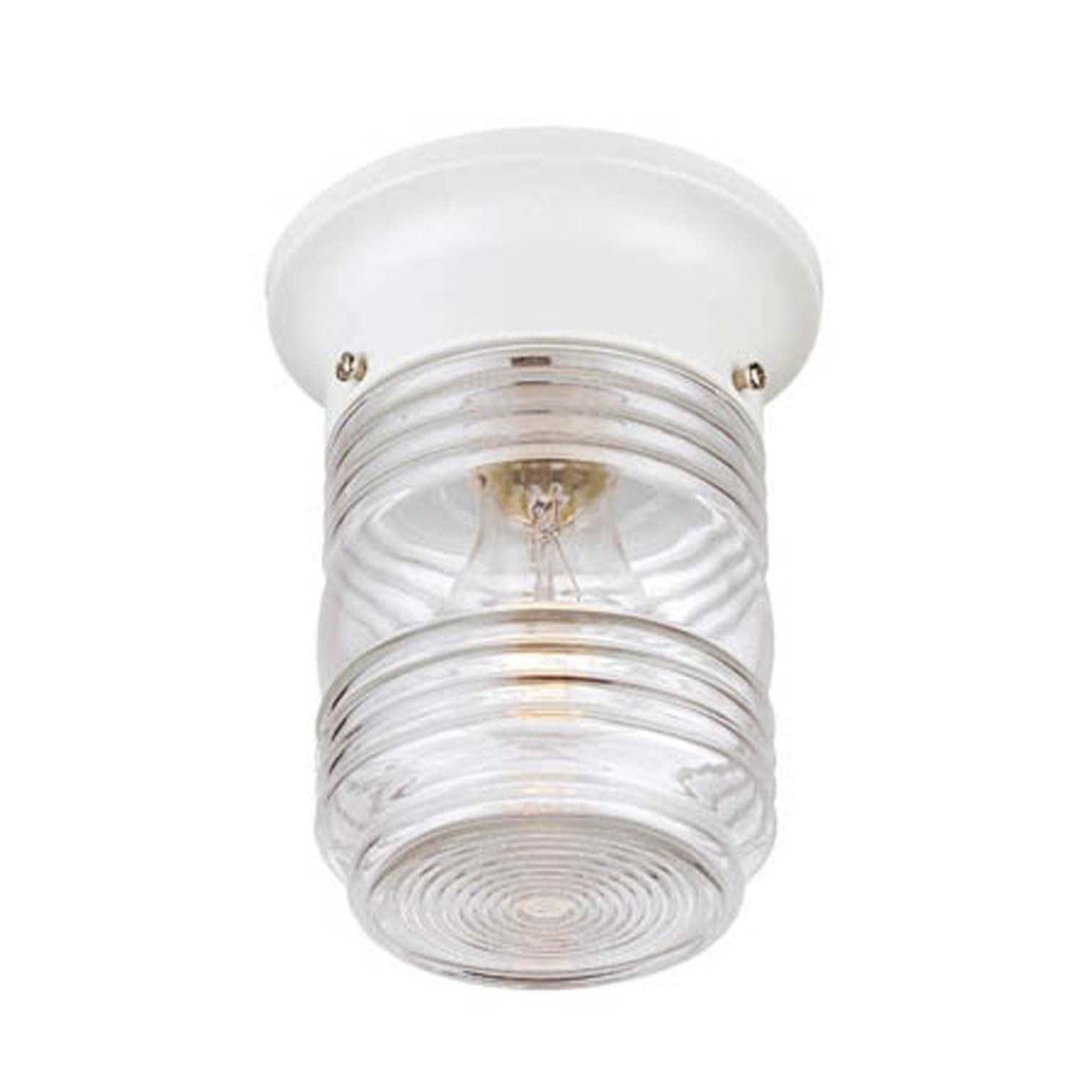 Acclaim Lighting - 101WH - One Light Ceiling Mount - Builders` Choice - Gloss White