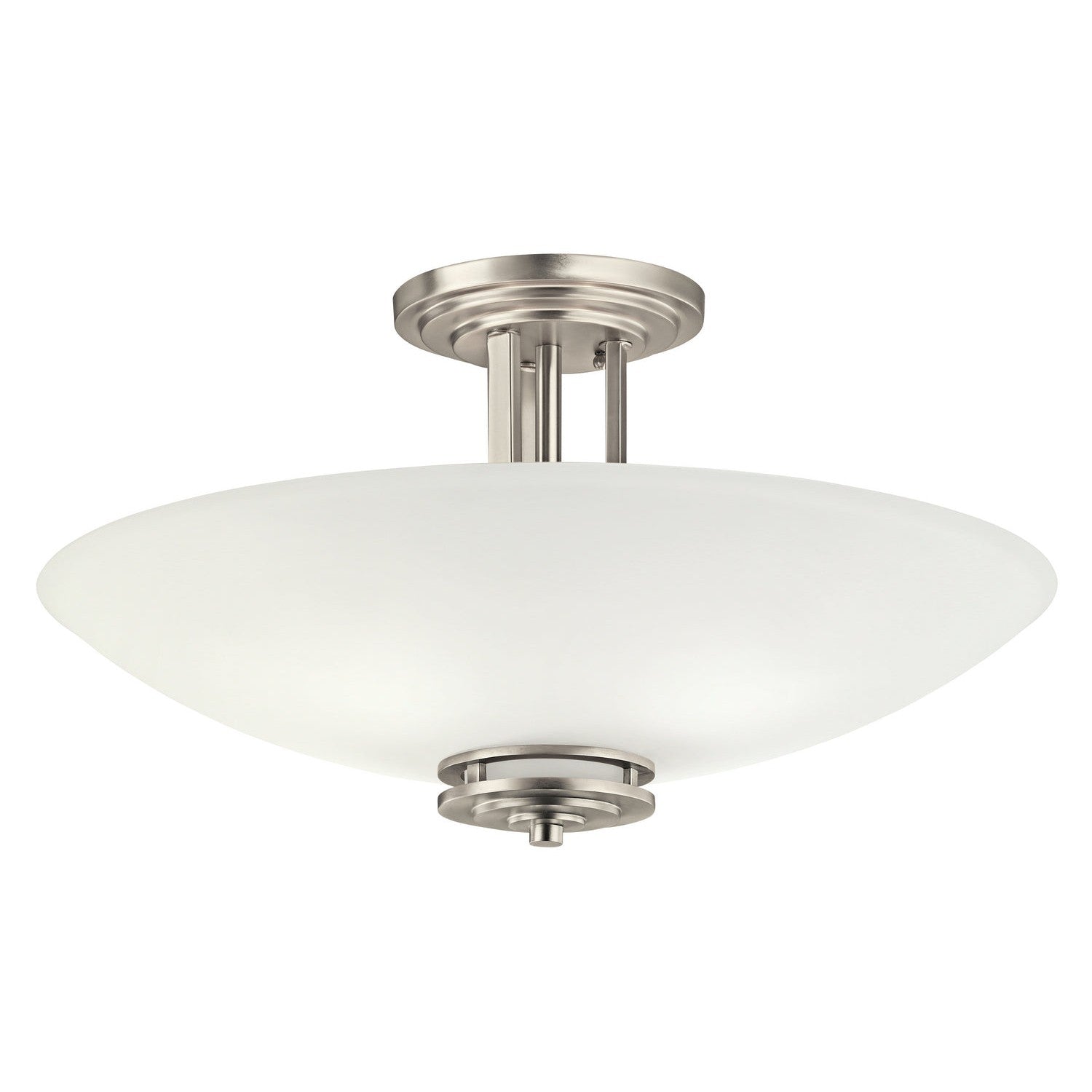 Kichler - 3677NI - Four Light Semi Flush Mount - Hendrik - Brushed Nickel