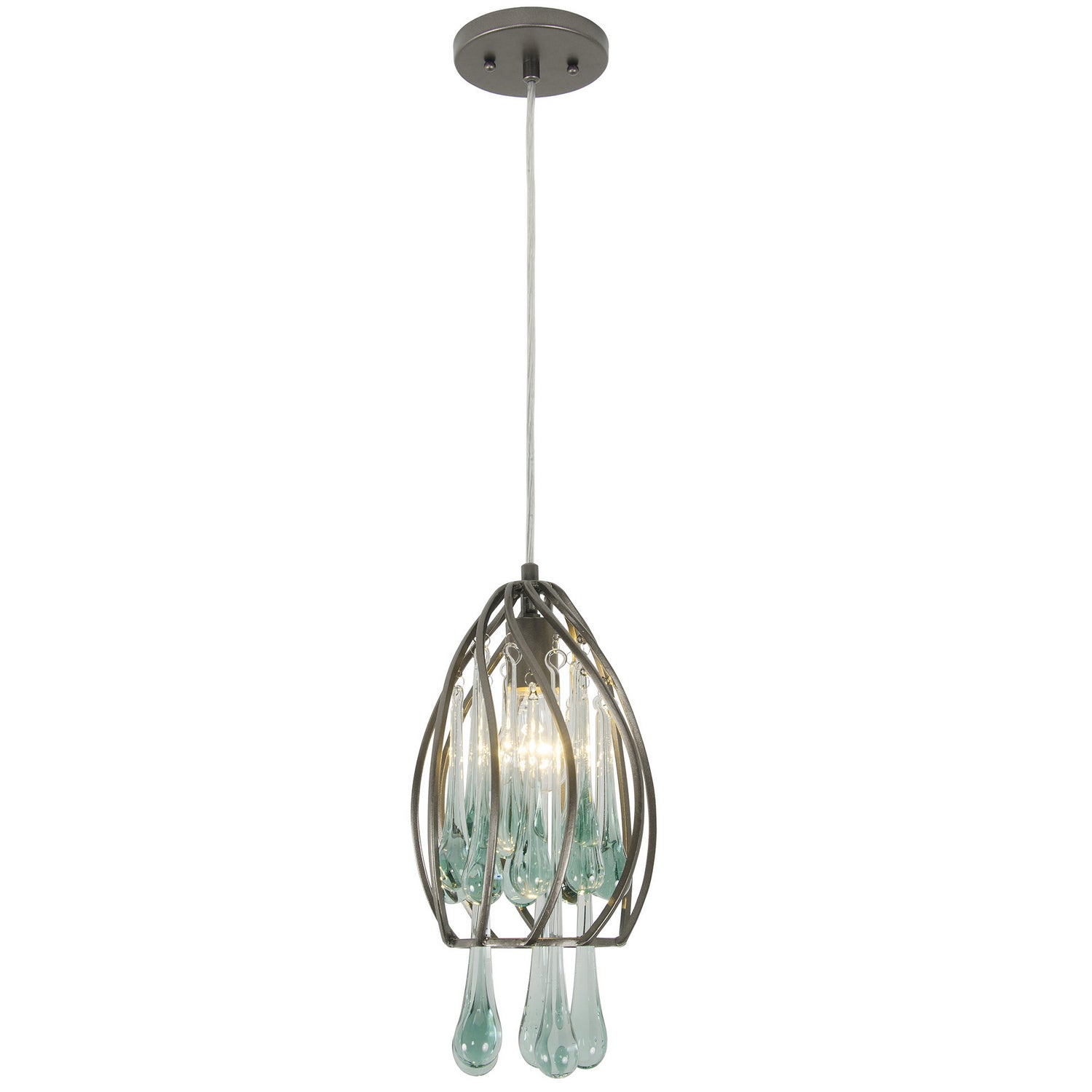 Varaluz - 151M01NB - One Light Mini Pendant - Area 51 - New Bronze