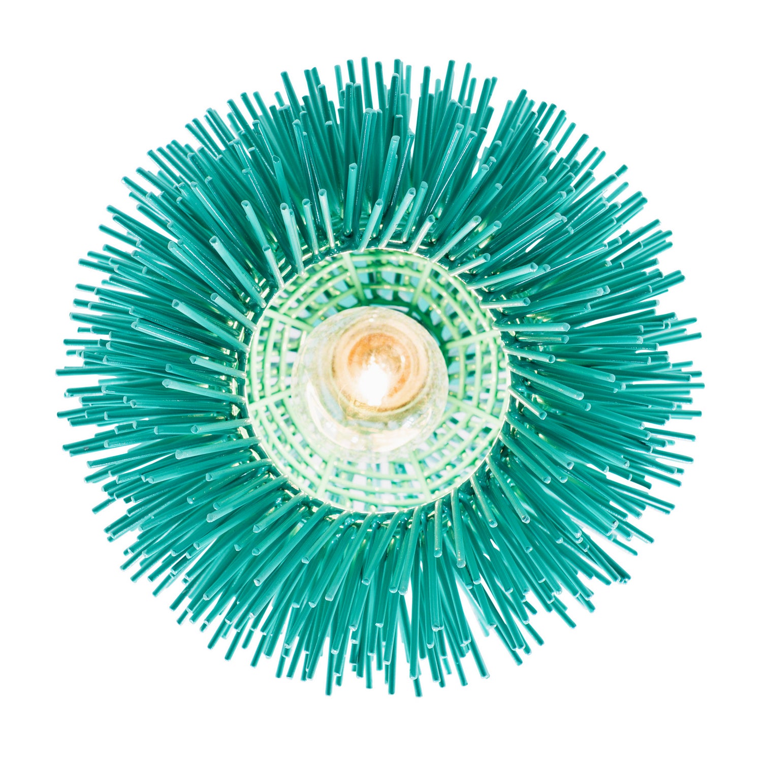 Varaluz - 169M01AQ - One Light Mini Pendant - Urchin - Aqua Velvet