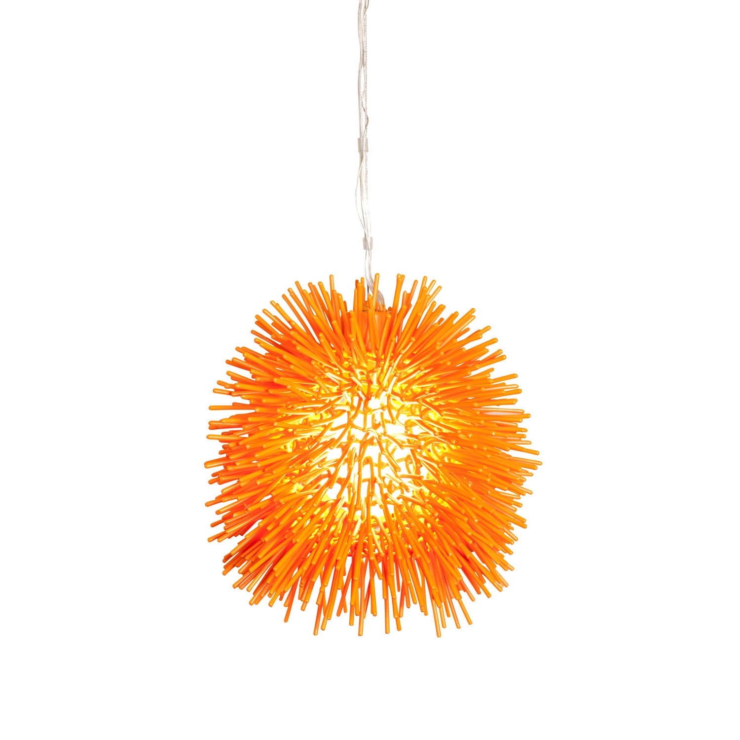 Varaluz - 169M01OR - One Light Mini Pendant - Urchin - Electric Pumpkin