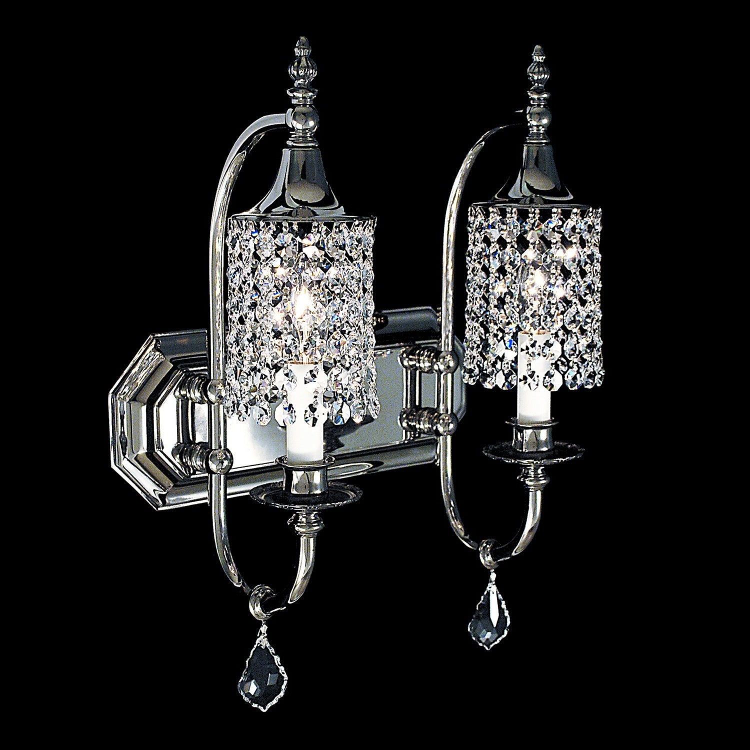 Framburg - 2042 PS - Two Light Wall Sconce - Princessa - Polished Silver