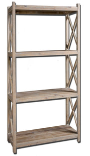 Uttermost - 24248 - Etagere - Stratford - Light Gray Glaze