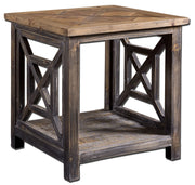 Uttermost - 24263 - End Table - Spiro - Brushed Black