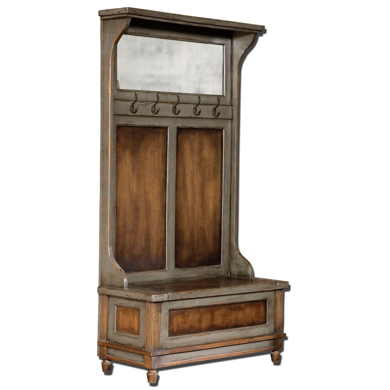 Uttermost - 25561 - Hall Tree - Riyo - Aged Brass