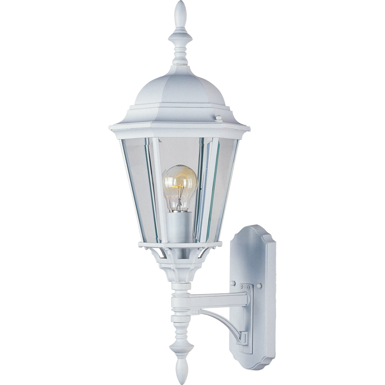 Maxim - 1003WT - One Light Outdoor Wall Lantern - Westlake - White