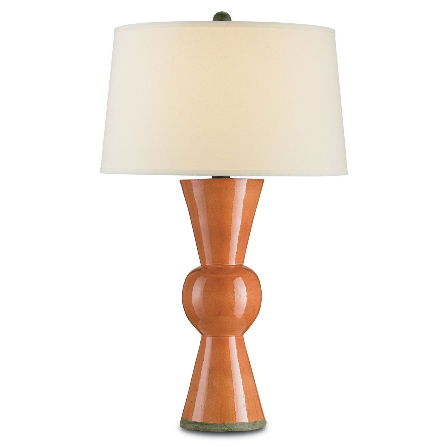 Currey and Company - 6351 - One Light Table Lamp - Upbeat Collection - Orange