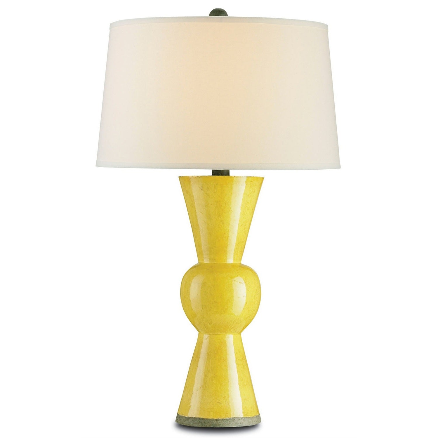 Currey and Company - 6382 - One Light Table Lamp - Upbeat Collection - Yellow