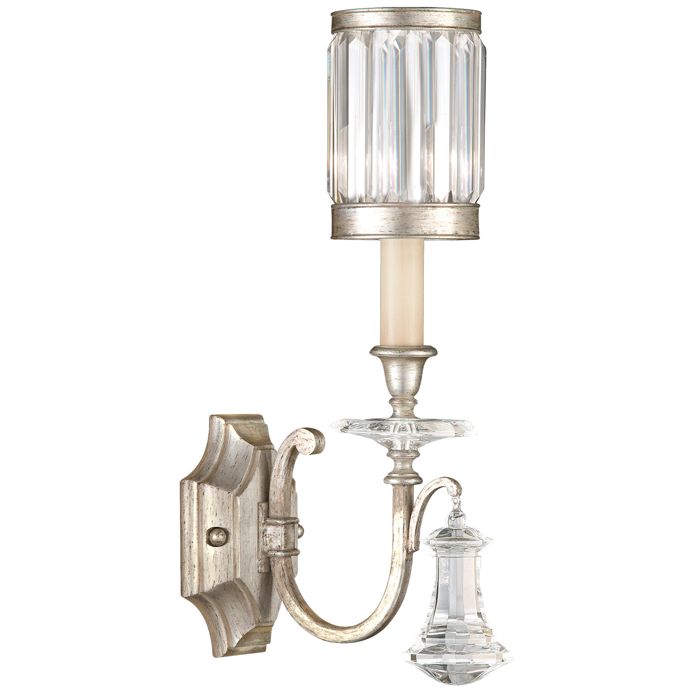 Fine Art Handcrafted Lighting - 582850-2ST - One Light Wall Sconce - Eaton Place - Silver