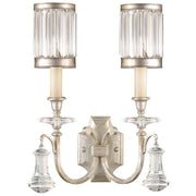 Fine Art Handcrafted Lighting - 583050-2ST - Two Light Wall Sconce - Eaton Place - Silver