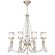 Fine Art Handcrafted Lighting - 585240-2ST - Eight Light Chandelier - Eaton Place - Silver