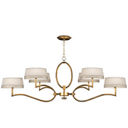 Fine Art Handcrafted Lighting - 780040-2ST - Six Light Chandelier - Allegretto - Gold