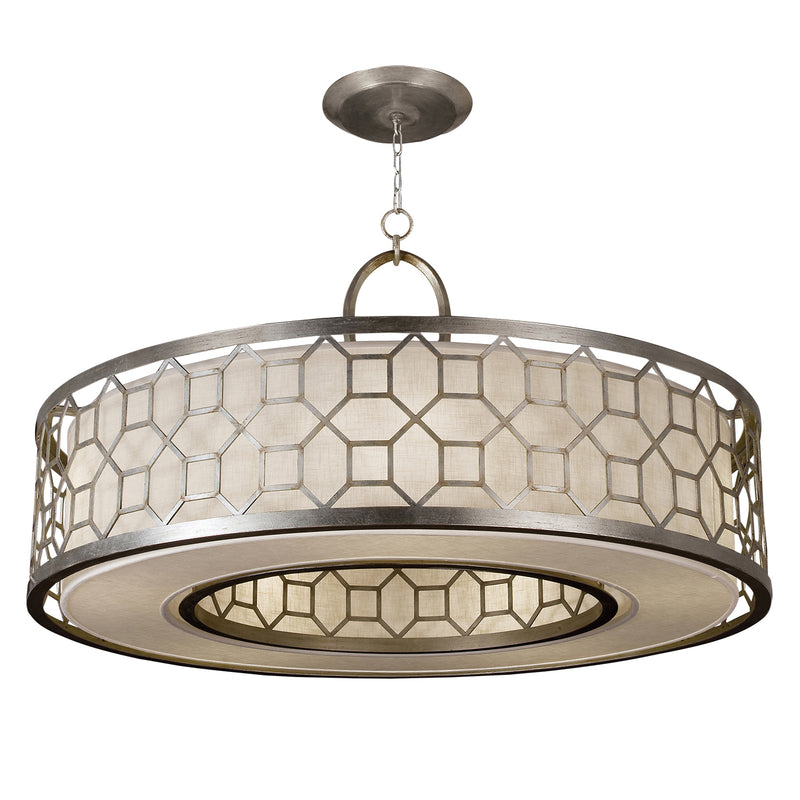 Fine Art Handcrafted Lighting - 780340GU - Five Light Pendant - Allegretto - Silver