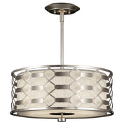 Fine Art Handcrafted Lighting - 787540GU - Three Light Pendant - Allegretto - Silver