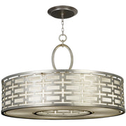 Fine Art Handcrafted Lighting - 787640GU - Five Light Pendant - Allegretto - Silver