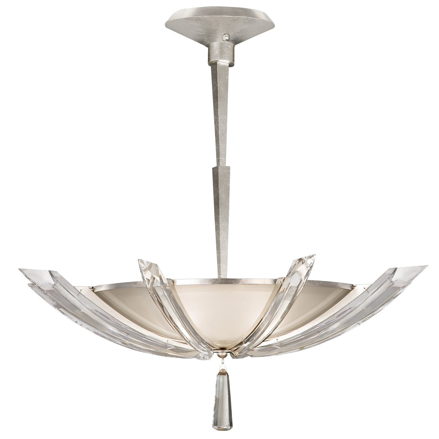 Fine Art Handcrafted Lighting - 799040ST - Three Light Pendant - Vol de Cristal - Silver