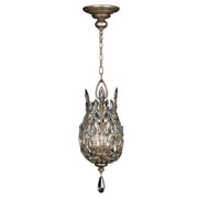 Fine Art Handcrafted Lighting - 804640ST - Three Light Lantern - Crystal Laurel - Silver