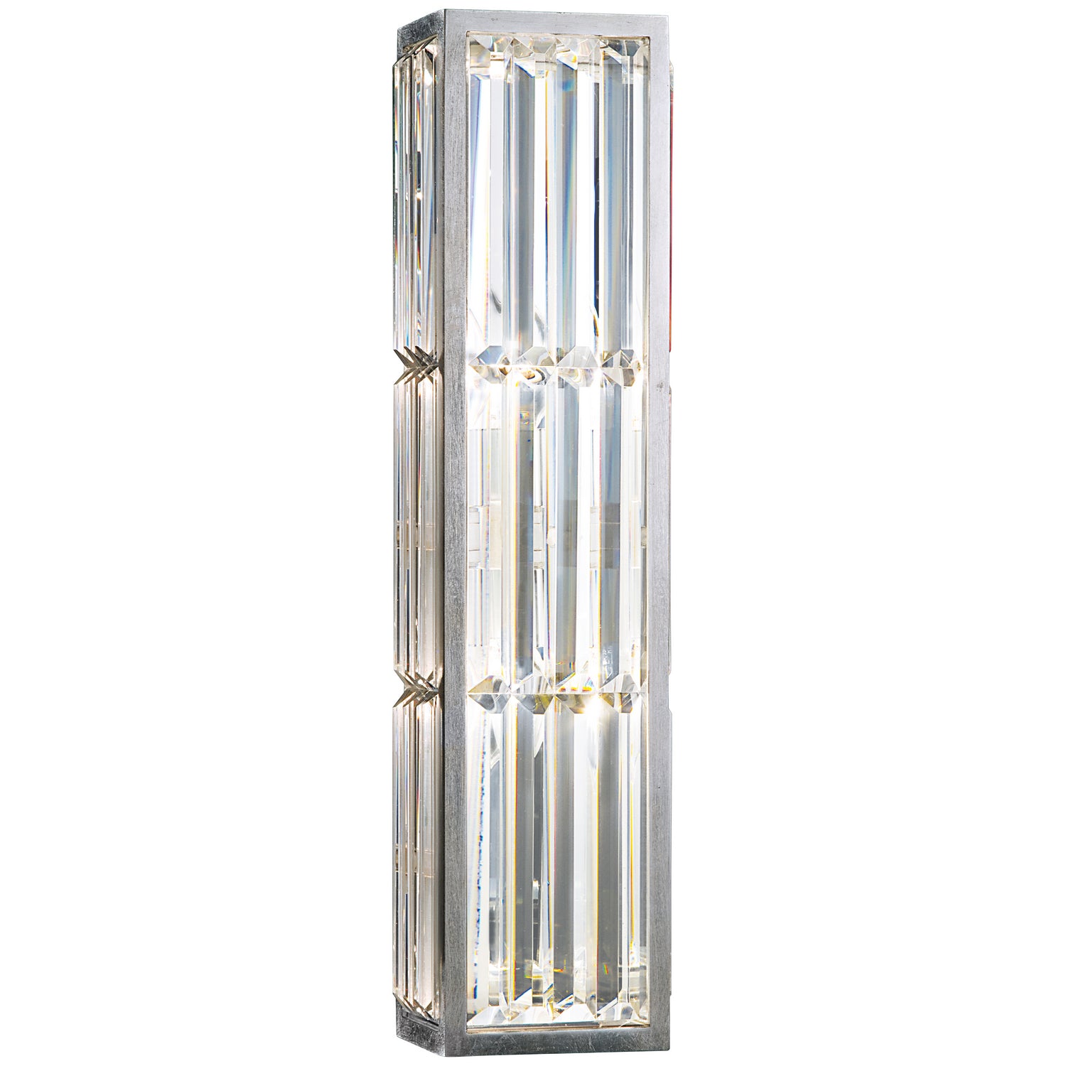 Fine Art Handcrafted Lighting - 811250ST - Two Light Wall Sconce - Crystal Enchantment - Silver