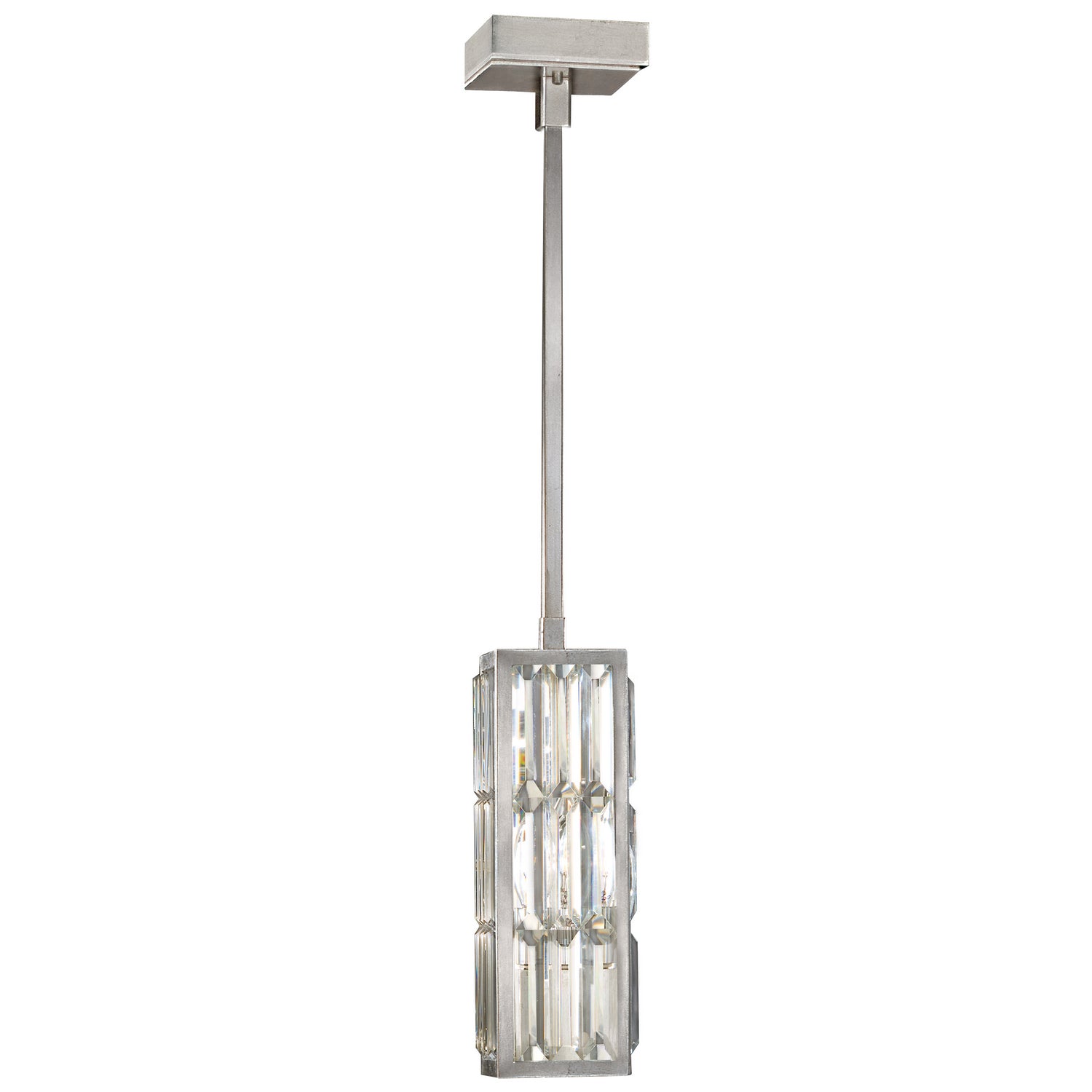 Fine Art Handcrafted Lighting - 811540ST - One Light Drop Light - Crystal Enchantment - Silver