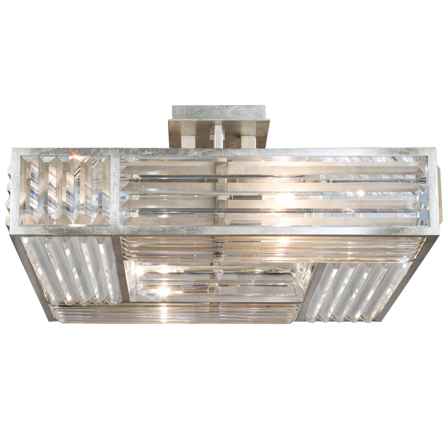Fine Art Handcrafted Lighting - 811640ST - Four Light Semi-Flush Mount - Crystal Enchantment - Silver