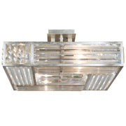Fine Art Handcrafted Lighting - 811640ST - Four Light Semi-Flush Mount - Crystal Enchantment - Silver