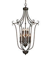 Golden - 6427-9 RBZ - Nine Light Chandelier - Multi-Family - Rubbed Bronze