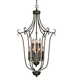 Golden - 6427-9 RBZ - Nine Light Chandelier - Multi-Family - Rubbed Bronze