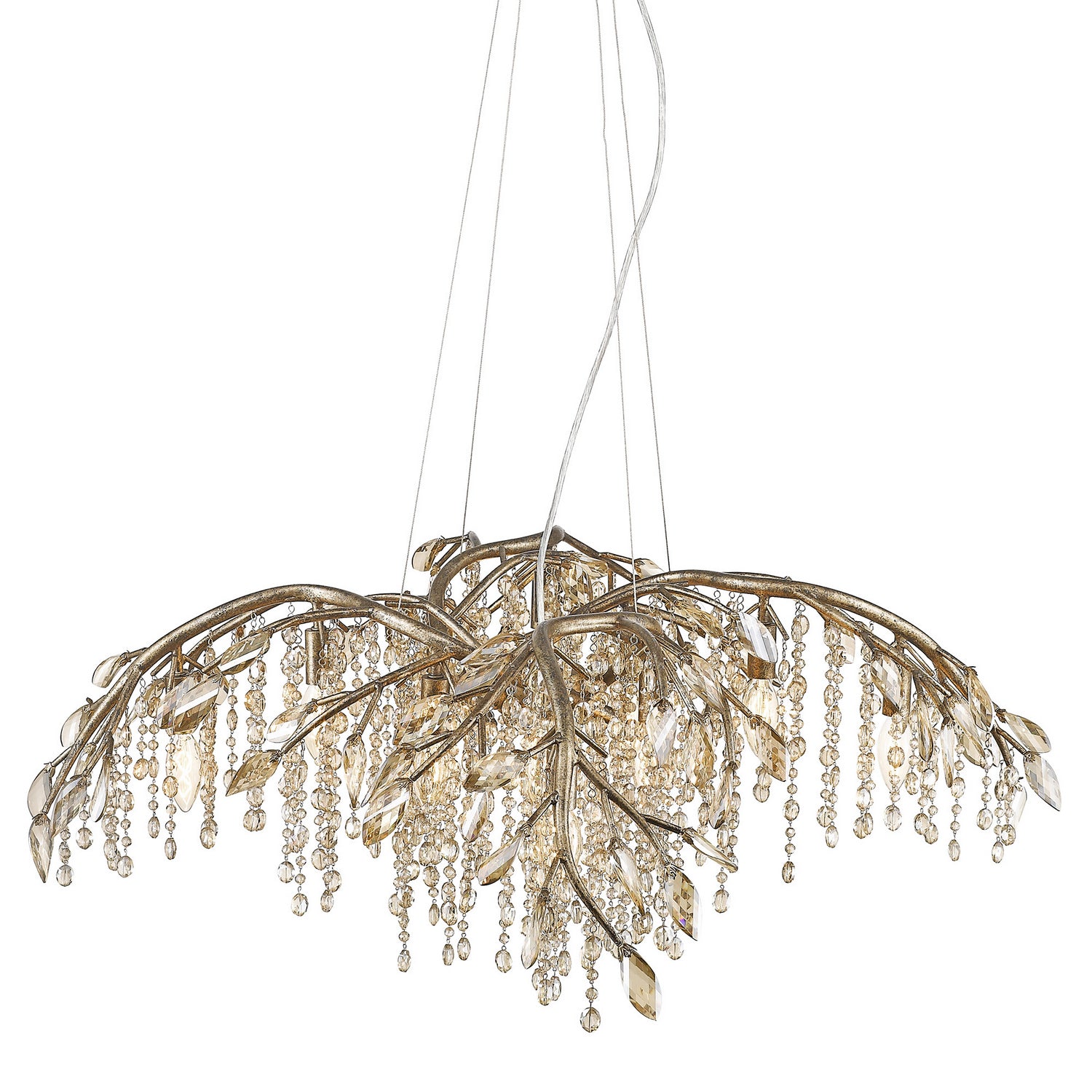Golden - 9903-12 MG - 12 Light Chandelier - Autumn Twilight - Mystic Gold