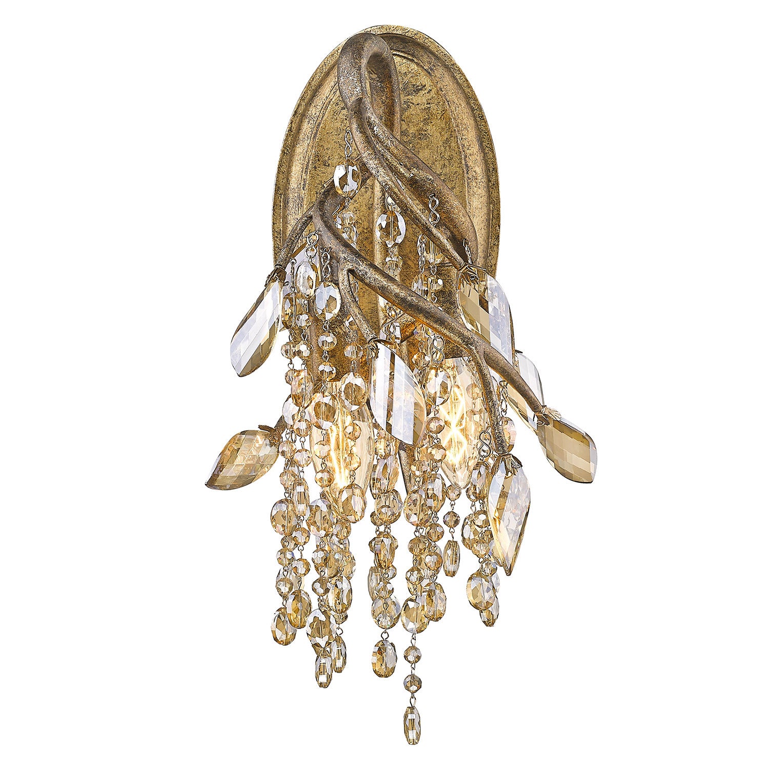 Golden - 9903-WSC MG - Two Light Wall Sconce - Autumn Twilight - Mystic Gold