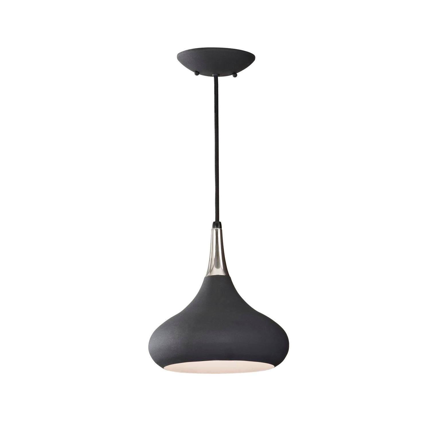 Generation Lighting - P1253BK - One Light Pendant - Belle - Black