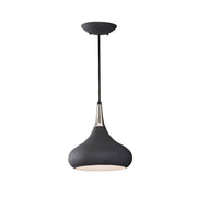 Generation Lighting - P1253BK - One Light Pendant - Belle - Black